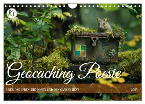 Geocaching Poesie (Wandkalender 2025 DIN A4 quer), CALVENDO Monatskalender von CALVENDO