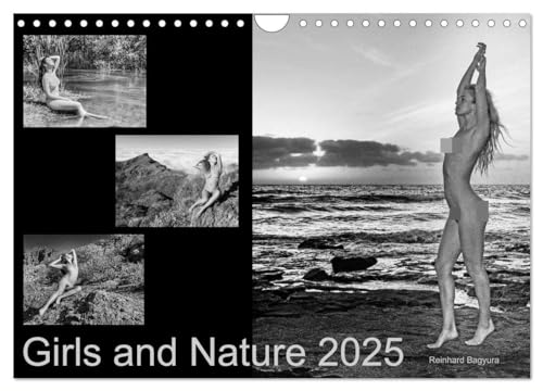 Girls and Nature (Wandkalender 2025 DIN A4 quer), CALVENDO Monatskalender von CALVENDO