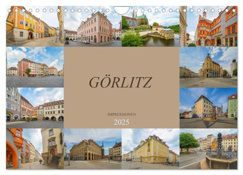 Görlitz Impressionen (Wandkalender 2025 DIN A4 quer), CALVENDO Monatskalender von CALVENDO