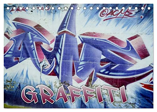 Graffiti - Kunst aus der Dose (Tischkalender 2026 DIN A5 quer), CALVENDO Monatskalender: Graffiti ist Kunst und bedeutet nicht immer illegale Wandschmierereien. (CALVENDO Kunst) von Calvendo