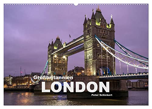 Großbritannien - London (Wandkalender 2025 DIN A2 quer), CALVENDO Monatskalender von CALVENDO