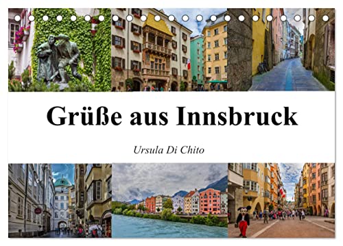 Grüße aus Innsbruck (Tischkalender 2025 DIN A5 quer), CALVENDO Monatskalender von CALVENDO