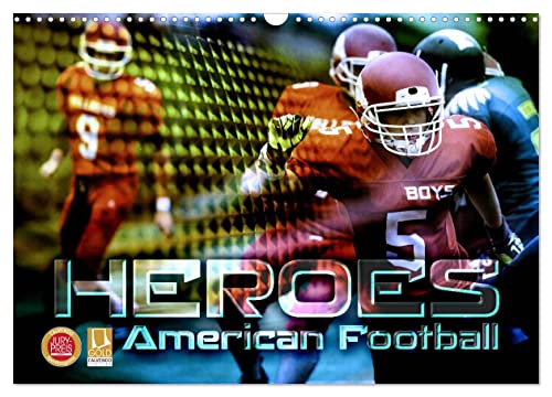 HEROES - American Football (Wandkalender 2025 DIN A3 quer), CALVENDO Monatskalender von CALVENDO