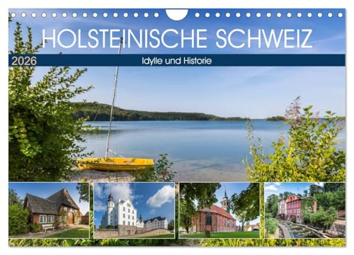HOLSTEINISCHE SCHWEIZ Idylle und Historie (Wandkalender 2026 DIN A4 quer), CALVENDO Monatskalender von CALVENDO
