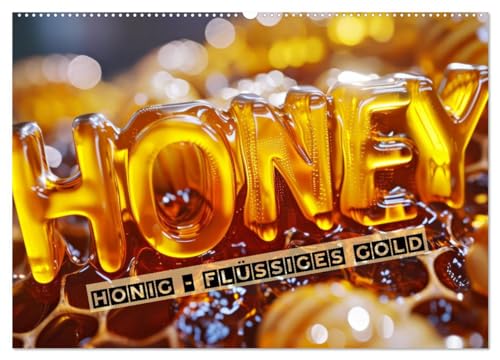 HONIG - flüssiges Gold (Wandkalender 2025 DIN A2 quer), CALVENDO Monatskalender von CALVENDO