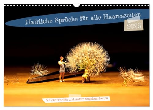 Hairliche Sprüche für alle Haareszeiten (Wandkalender 2025 DIN A3 quer), CALVENDO Monatskalender von CALVENDO
