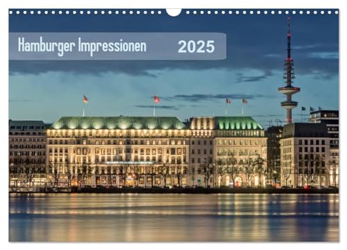 Hamburger Impressionen 2025 (Wandkalender 2025 DIN A3 quer), CALVENDO Monatskalender von CALVENDO