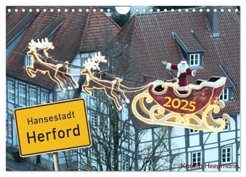 Hansestadt Herford (Wandkalender 2025 DIN A4 quer), CALVENDO Monatskalender von CALVENDO