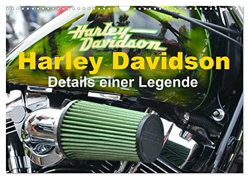 Harley Davidson - Details einer Legende (Wandkalender 2025 DIN A3 quer), CALVENDO Monatskalender von CALVENDO