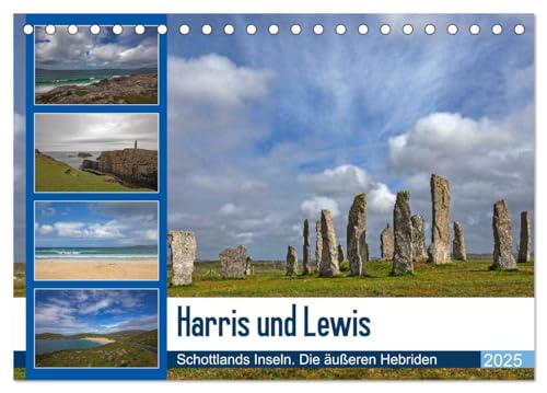 Harris und Lewis - Schottlands Inseln. Die äußeren Hebriden (Tischkalender 2025 DIN A5 quer), CALVENDO Monatskalender von CALVENDO