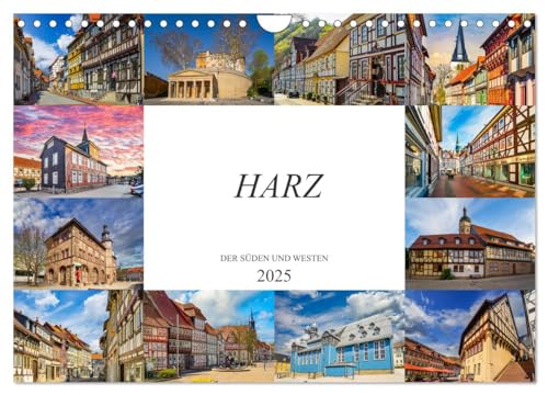 Harz der Süden und Westen (Wandkalender 2025 DIN A4 quer), CALVENDO Monatskalender von CALVENDO