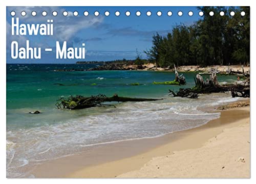 Hawaii - Oahu - Maui (Tischkalender 2025 DIN A5 quer), CALVENDO Monatskalender von CALVENDO