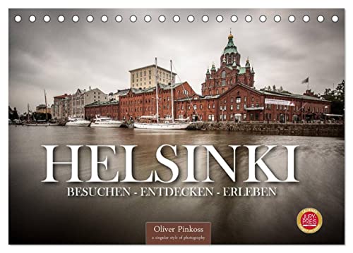 Helsinki/Besuchen - Entdecken - Erleben (Tischkalender 2025 DIN A5 quer), CALVENDO Monatskalender von CALVENDO