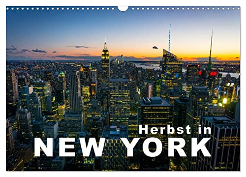 Herbst in New York (Wandkalender 2025 DIN A3 quer), CALVENDO Monatskalender von CALVENDO