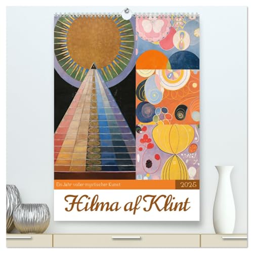 Hilma af Klint - Ein Jahr voller mystischer Kunst (hochwertiger Premium Wandkalender 2025 DIN A2 hoch), Kunstdruck in Hochglanz von CALVENDO