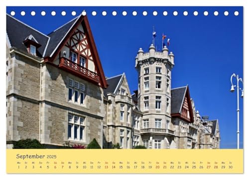 Historische Burgen in Spanien (Tischkalender 2025 DIN A5 quer), CALVENDO Monatskalender: Die schönsten Burgen aus unserem Portfolio als Wandkalender (CALVENDO Orte) von Calvendo