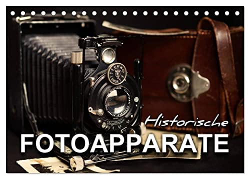 Historische Fotoapparate (Tischkalender 2025 DIN A5 quer), CALVENDO Monatskalender von CALVENDO