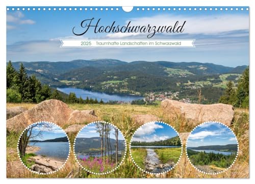 Hochschwarzwald - Traumhafte Landschaften im Schwarzwald (Wandkalender 2025 DIN A3 quer), CALVENDO Monatskalender: Entdecken Sie die zeitlose ... im Hochschwarzwald. (CALVENDO Natur) von Calvendo