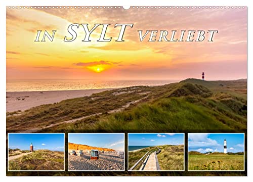 IN SYLT VERLIEBT (Wandkalender 2025 DIN A2 quer), CALVENDO Monatskalender von CALVENDO