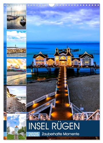 INSEL RÜGEN - Zauberhafte Momente (Wandkalender 2025 DIN A3 hoch), CALVENDO Monatskalender von CALVENDO