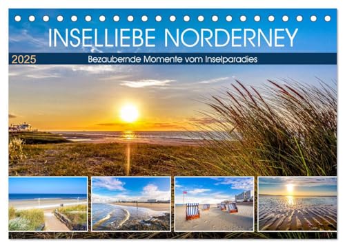 INSELLIEBE NORDERNEY (Tischkalender 2025 DIN A5 quer), CALVENDO Monatskalender von CALVENDO