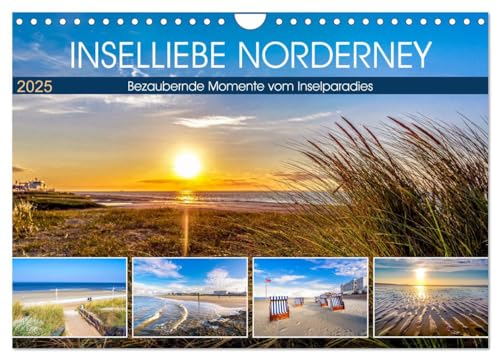 INSELLIEBE NORDERNEY (Wandkalender 2025 DIN A4 quer), CALVENDO Monatskalender von CALVENDO