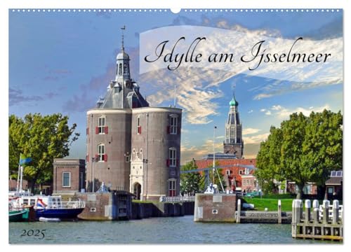 Idylle am Ijsselmeer (Wandkalender 2025 DIN A2 quer), CALVENDO Monatskalender von CALVENDO
