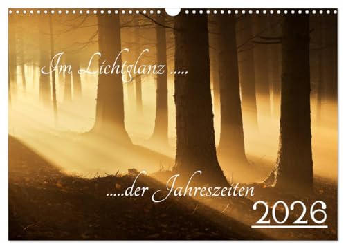 Im Lichtglanz der Jahreszeiten (Wandkalender 2026 DIN A3 quer), CALVENDO Monatskalender von CALVENDO