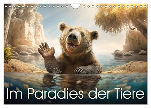 Im Paradies der Tiere (Wandkalender 2025 DIN A4 quer), CALVENDO Monatskalender von CALVENDO