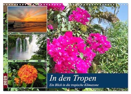 In den Tropen - Ein Blick in die tropische Klimazone (Wandkalender 2025 DIN A3 quer), CALVENDO Monatskalender von CALVENDO