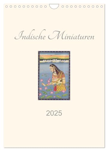 Indische Miniaturen (Wandkalender 2025 DIN A4 hoch), CALVENDO Monatskalender von CALVENDO