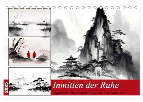 Inmitten der Ruhe (Tischkalender 2025 DIN A5 quer), CALVENDO Monatskalender von CALVENDO