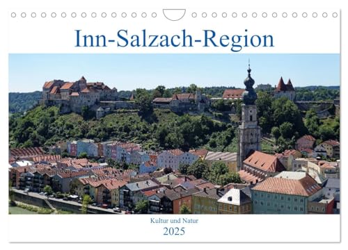 Inn-Salzach-Region - Kultur und Natur (Wandkalender 2025 DIN A4 quer), CALVENDO Monatskalender von CALVENDO