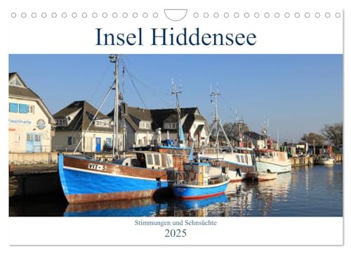 Insel Hiddensee - Stimmungen und Sehnsüchte (Wandkalender 2025 DIN A4 quer), CALVENDO Monatskalender von CALVENDO