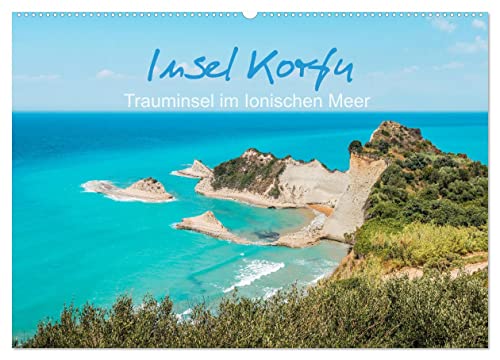 Insel Korfu - Trauminsel im Ionischen Meer (Wandkalender 2025 DIN A2 quer), CALVENDO Monatskalender von CALVENDO