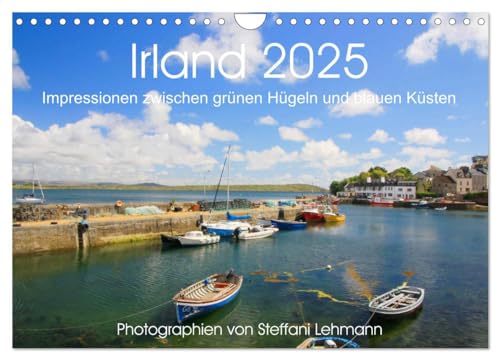Irland 2025. Impressionen zwischen grünen Hügeln und blauen Küsten (Wandkalender 2025 DIN A4 quer), CALVENDO Monatskalender von CALVENDO
