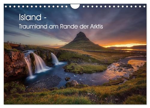 Island - Traumland am Rande der Arktis (Wandkalender 2024 DIN A4 quer), CALVENDO Monatskalender: Faszinierende Bilder von ursprünglichen Landschaften (CALVENDO Natur)