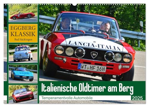 Italienische Oldtimer am Berg (Wandkalender 2025 DIN A2 quer), CALVENDO Monatskalender von CALVENDO