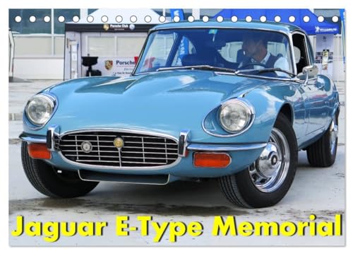 Jaguar E-Type Memorial (Tischkalender 2025 DIN A5 quer), CALVENDO Monatskalender: Es ist absolut unbestritten, dass der Engländer Malcolm Sayer den ... Fahrerinnen in aller (CALVENDO Mobilitaet) von CALVENDO
