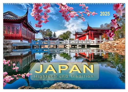Japan - Hightech und Tradition (Wandkalender 2025 DIN A2 quer), CALVENDO Monatskalender von CALVENDO