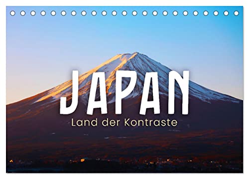 Japan - Land der Kontraste (Tischkalender 2025 DIN A5 quer), CALVENDO Monatskalender von CALVENDO