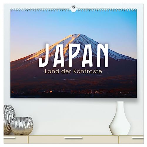 Japan - Land der Kontraste (hochwertiger Premium Wandkalender 2025 DIN A2 quer), Kunstdruck in Hochglanz von CALVENDO