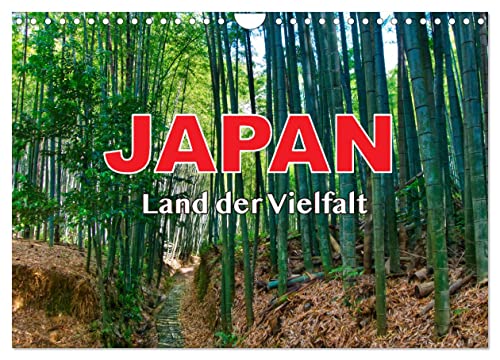 Japan - Land der Vielfalt (Wandkalender 2025 DIN A4 quer), CALVENDO Monatskalender von CALVENDO