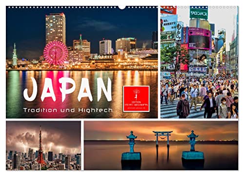 Japan - Tradition und Hightech (Wandkalender 2025 DIN A2 quer), CALVENDO Monatskalender von CALVENDO