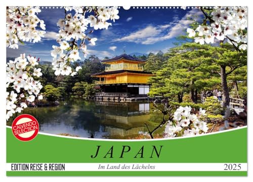 Japan. Im Land des Lächelns (Wandkalender 2025 DIN A2 quer), CALVENDO Monatskalender von CALVENDO