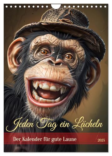 Jeden Tag ein Lächeln (Wandkalender 2025 DIN A4 hoch), CALVENDO Monatskalender von CALVENDO
