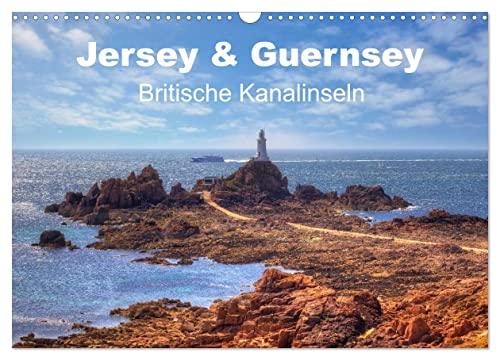 Jersey & Guernsey - britische Kanalinseln (Wandkalender 2025 DIN A3 quer), CALVENDO Monatskalender von CALVENDO