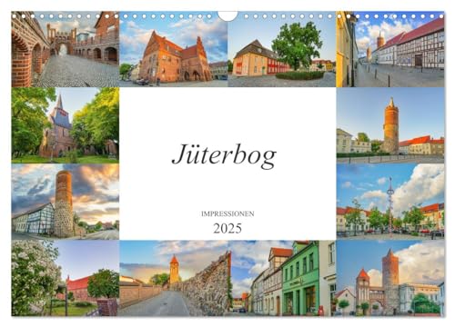 Jüterbog Impressionen (Wandkalender 2025 DIN A3 quer), CALVENDO Monatskalender von CALVENDO