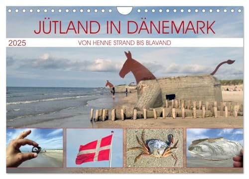 Jütland in Dänemark - Von Henne Strand bis Blavand (Wandkalender 2025 DIN A4 quer), CALVENDO Monatskalender von CALVENDO