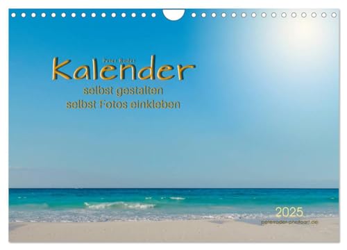 Kalender - selbst gestalten, Fotos selbst einkleben (Wandkalender 2025 DIN A4 quer), CALVENDO Monatskalender von CALVENDO